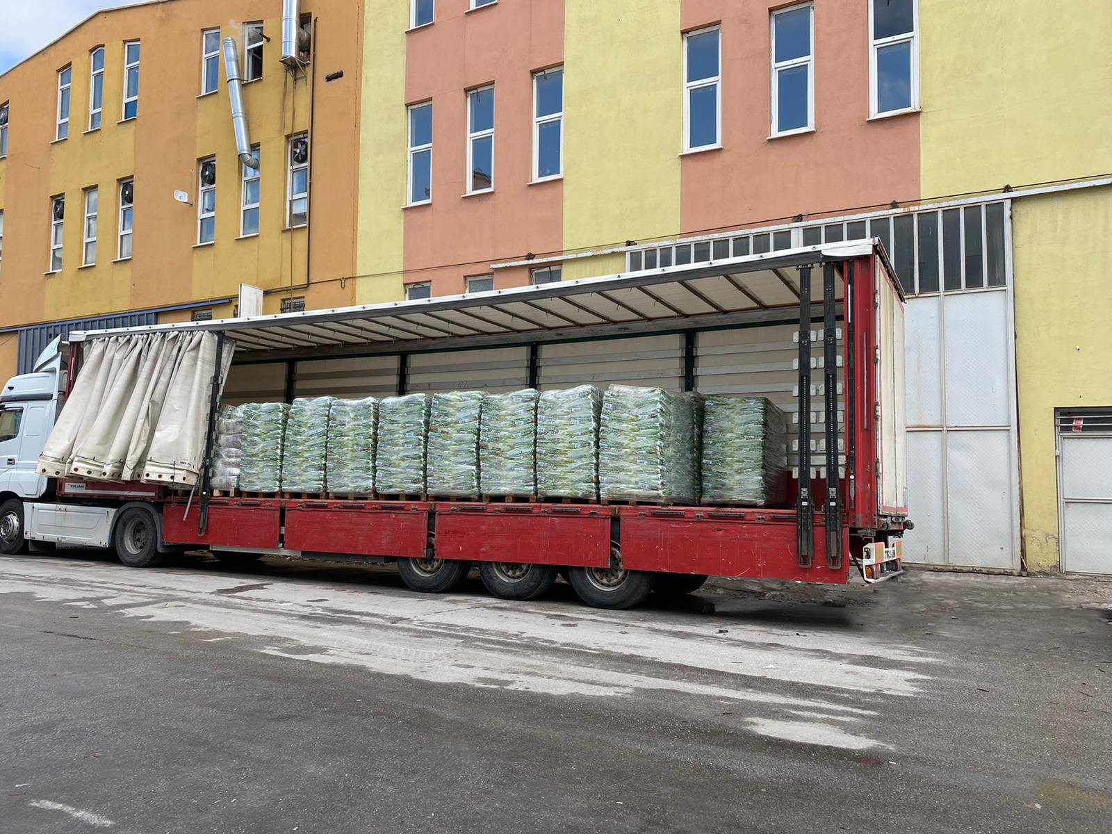 Paletli ürün sevkiyatı